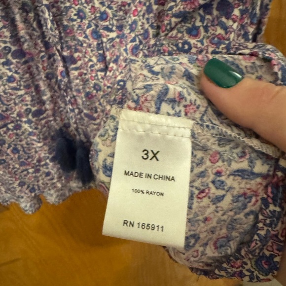 Multicolor Bohemian Women's Top - Picture 4 of 5